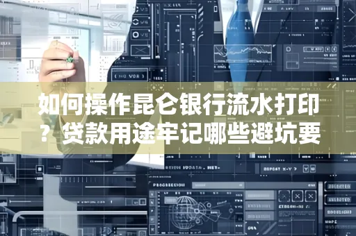 如何操作昆仑银行流水打印?贷款用途牢记哪些避坑要点?
