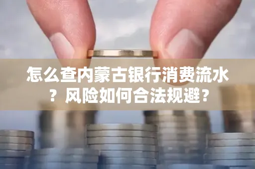 怎么查内蒙古银行消费流水?风险如何合法规避?