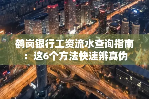 鹤岗银行工资流水查询指南：这6个方法快速辨真伪