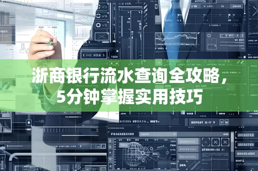 浙商银行流水查询全攻略，5分钟掌握实用技巧