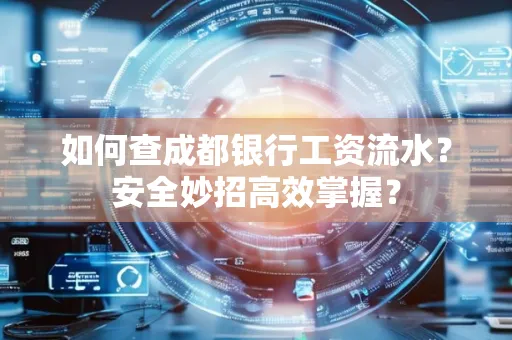 如何查成都银行工资流水？安全妙招高效掌握？