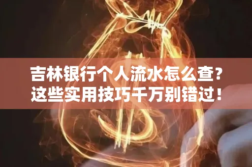 吉林银行个人流水怎么查?这些实用技巧千万别错过!