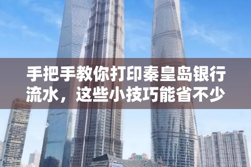 手把手教你打印秦皇岛银行流水,这些小技巧能省不少事
