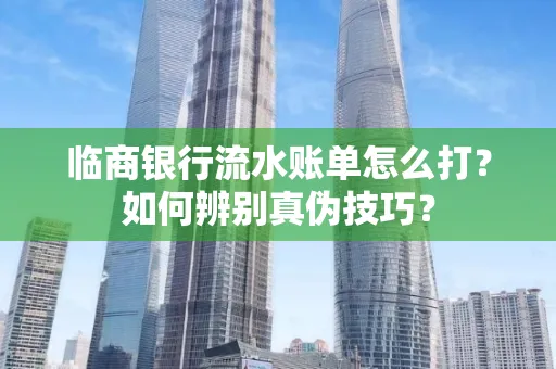 临商银行流水账单怎么打?如何辨别真伪技巧? 临商银行流水账单怎么打?如何辨别真伪技巧?