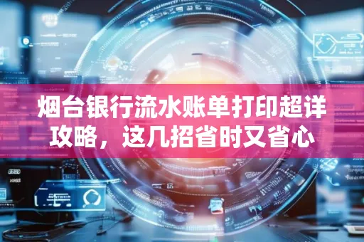 烟台银行流水账单打印超详攻略,这几招省时又省心