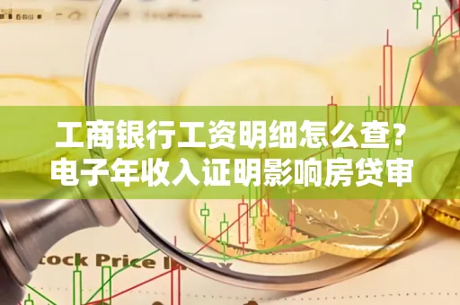 工商银行工资明细怎么查?电子年收入证明影响房贷审批吗?