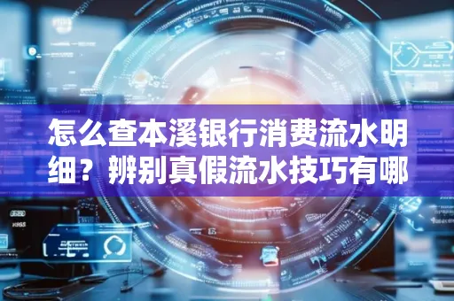 怎么查本溪银行消费流水明细?辨别真假流水技巧有哪些?