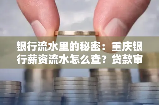 银行流水里的秘密:重庆银行薪资流水怎么查?贷款审批看这里