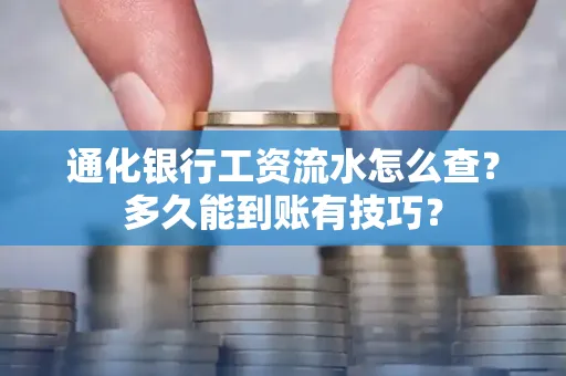 通化银行工资流水怎么查?多久能到账有技巧?