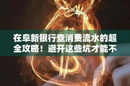 在阜新银行查消费流水的超全攻略!避开这些坑才能不踩雷