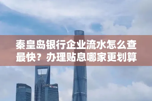秦皇岛银行企业流水怎么查最快？办理贴息哪家更划算？