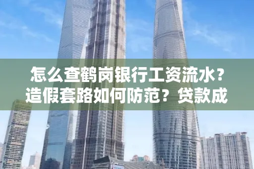 怎么查鹤岗银行工资流水?造假套路如何防范?贷款成功率翻倍攻略