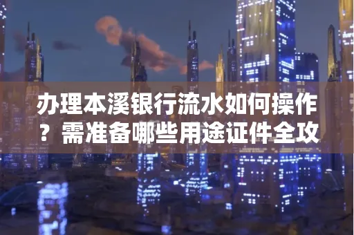 办理本溪银行流水如何操作?需准备哪些用途证件全攻略?