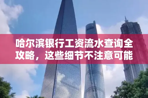 哈尔滨银行工资流水查询全攻略,这些细节不注意可能吃大亏
