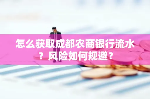 怎么获取成都农商银行流水?风险如何规避?